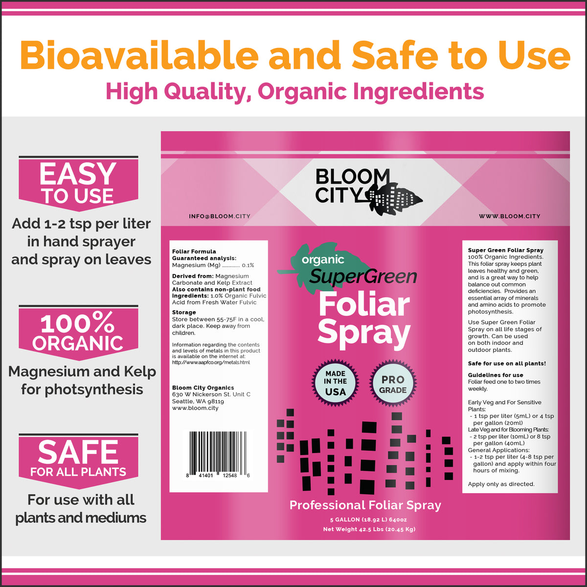 SuperGreen Foliar Spray | Organic