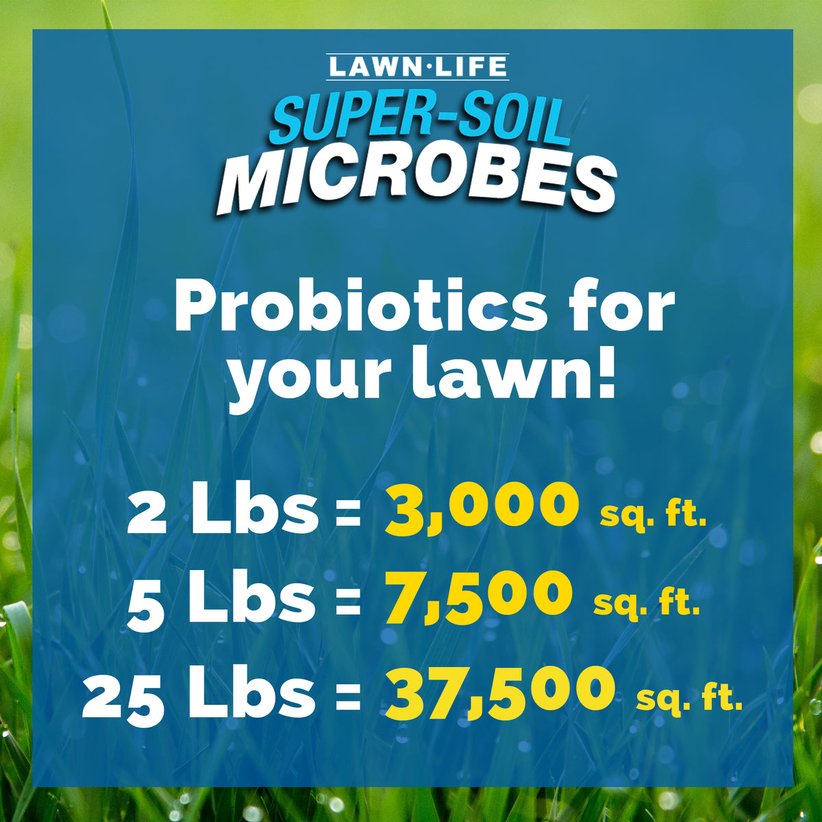 Lawn Life | Organic Super-Soil Microbes