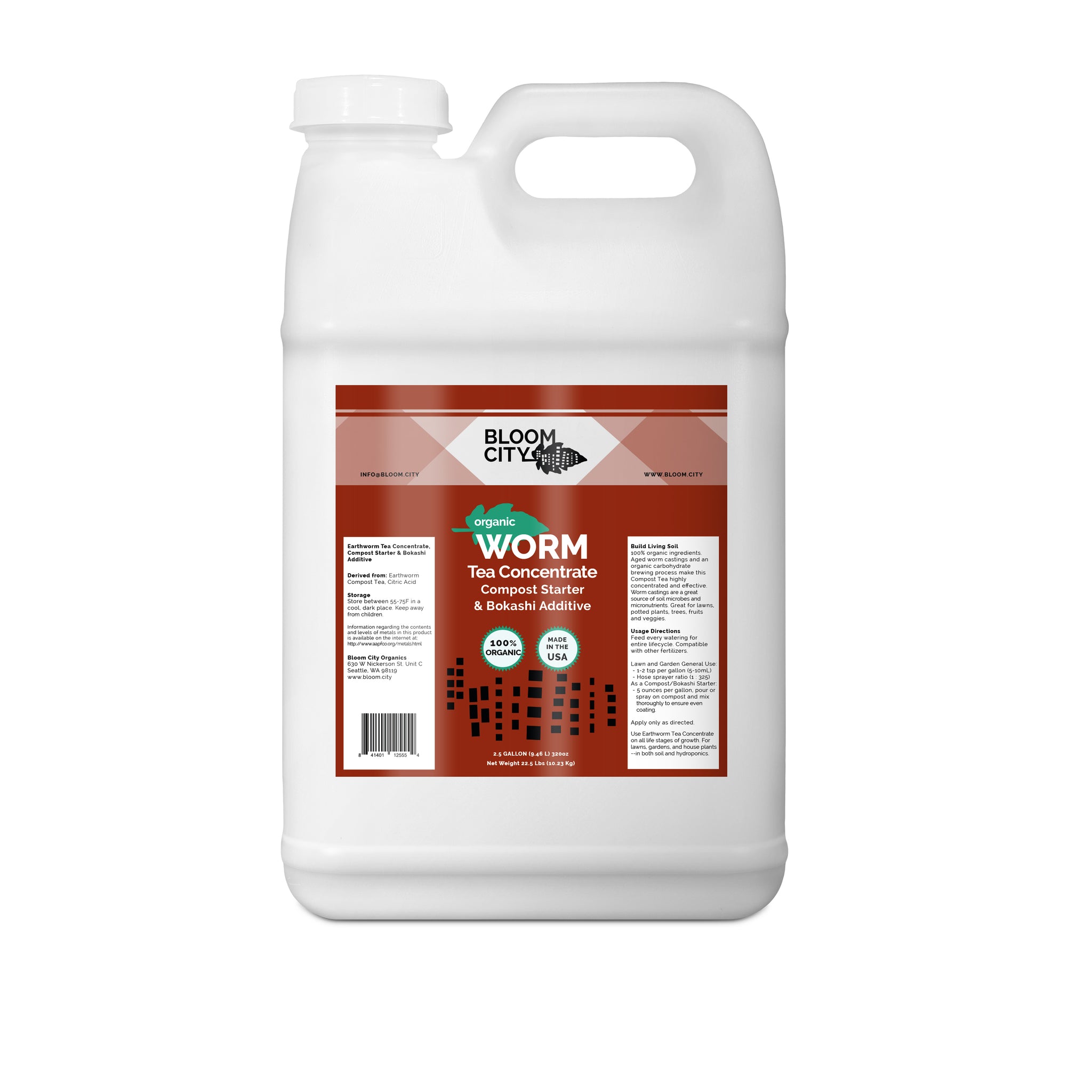 Worm Tea Concentrate  Organic - Bloom City